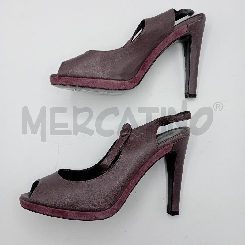 SCARPE DONNA MAX&CO VIOLA PELLE SCAMOSCIATO  | Mercatino dell'Usato Burolo 2