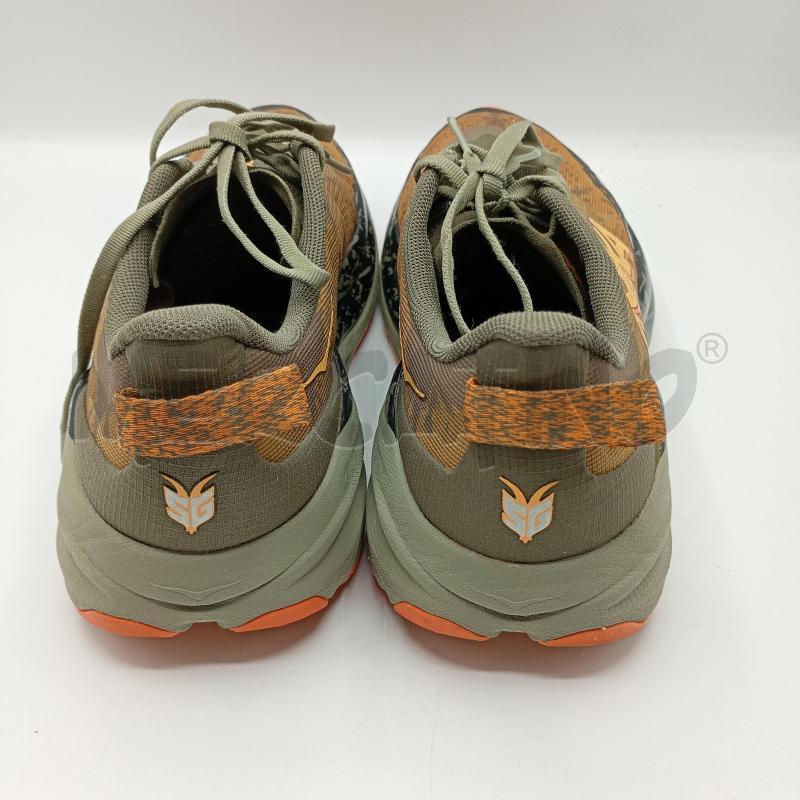 SCARPE HOKA ARANCIO VERDE MILITARE+SCATOLA | Mercatino dell'Usato Burolo 4