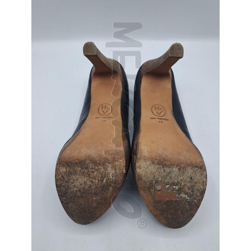 SCARPE TACCHI ASH NERO CUOIO LEGNO | Mercatino dell'Usato Burolo 5