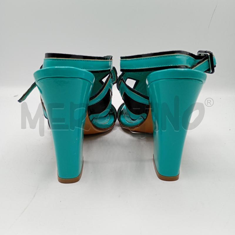SCARPE TACCHI FIORIFRANCESI AZZURRO+SCATOLA | Mercatino dell'Usato Burolo 4