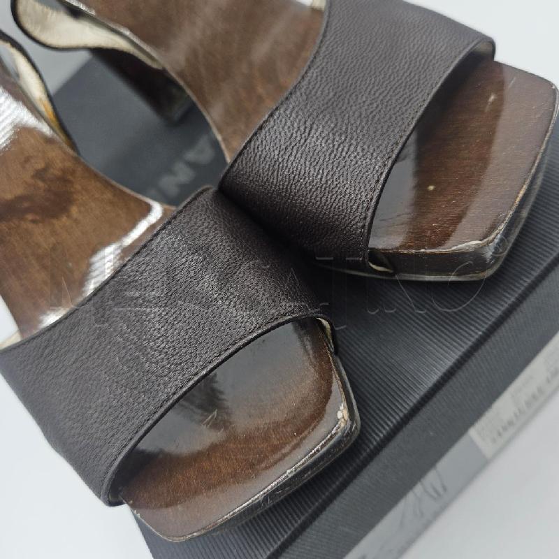 SCARPE TACCHI JIL SANDERS LEGNO SCURO PELLE+SCATOLA | Mercatino dell'Usato Burolo 3