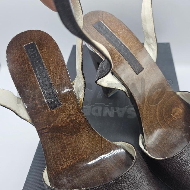 SCARPE TACCHI JIL SANDERS LEGNO SCURO PELLE+SCATOLA | Mercatino dell'Usato Burolo 4