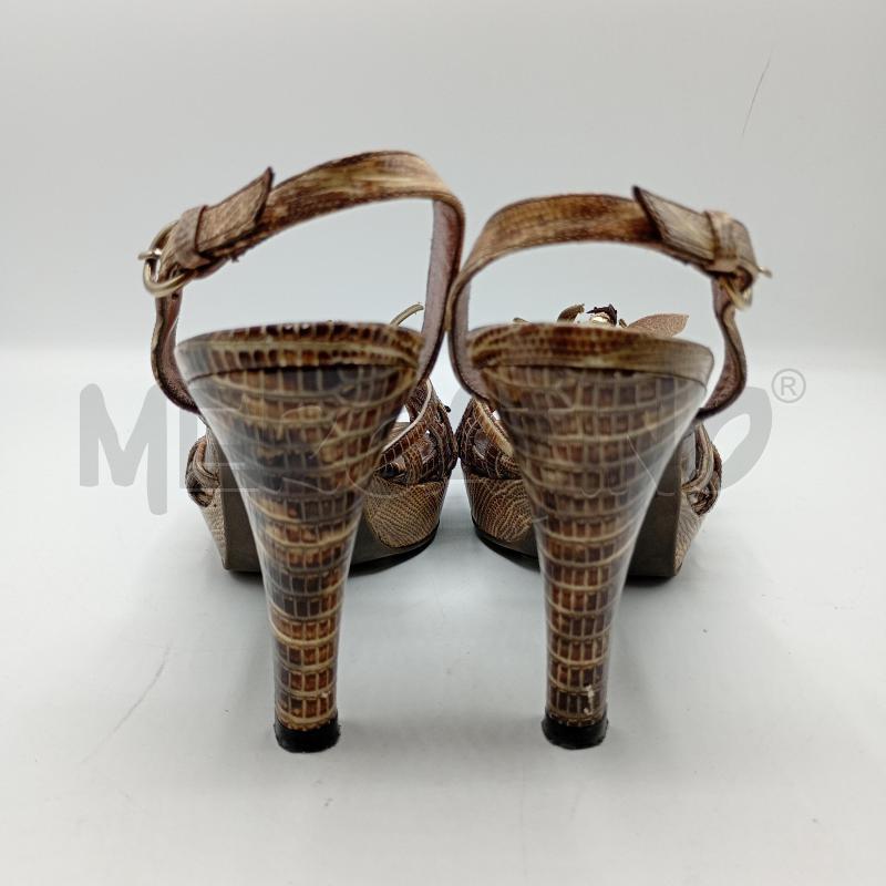SCARPE TACCHI LELLA BALDI DORATE PITONATE | Mercatino dell'Usato Burolo 4