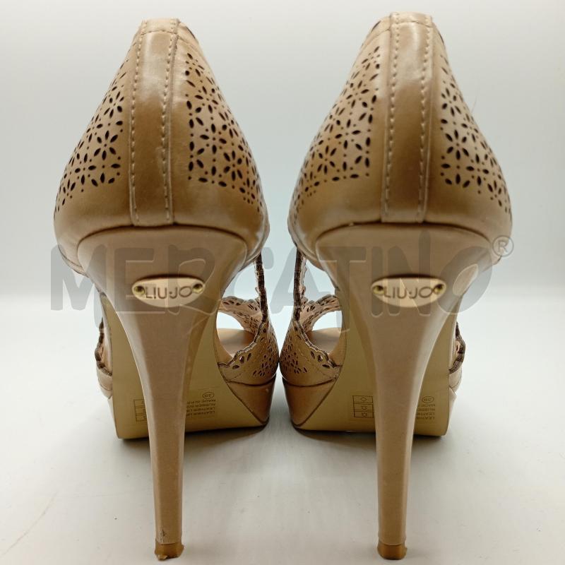 SCARPE TACCHI LIUJO BEIGE PELLE+SCATOLA | Mercatino dell'Usato Burolo 4