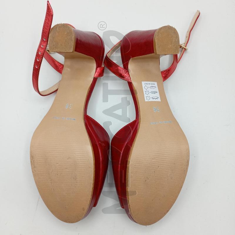 SCARPE TACCHI MOSAIQUE ROSSO SANGUE SPUNTATE FIBIA  | Mercatino dell'Usato Burolo 5
