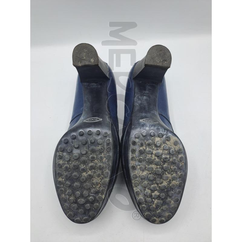 SCARPE TACCHI TODS BLU NERO FRANGETTE | Mercatino dell'Usato Burolo 5