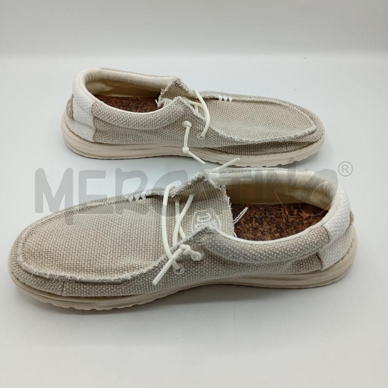 SCARPE UOMO DUDE GRIGIO BEIGE DOCKSIDE | Mercatino dell'Usato Burolo 3