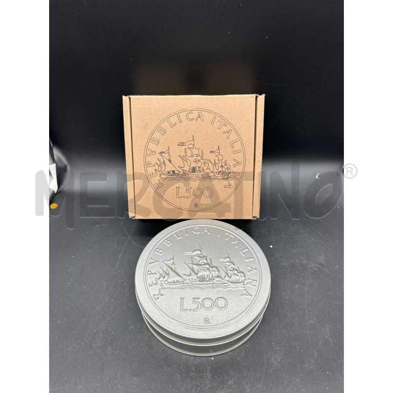 SCATOLA LATTA 500 LIRE | Mercatino dell'Usato Burolo 1