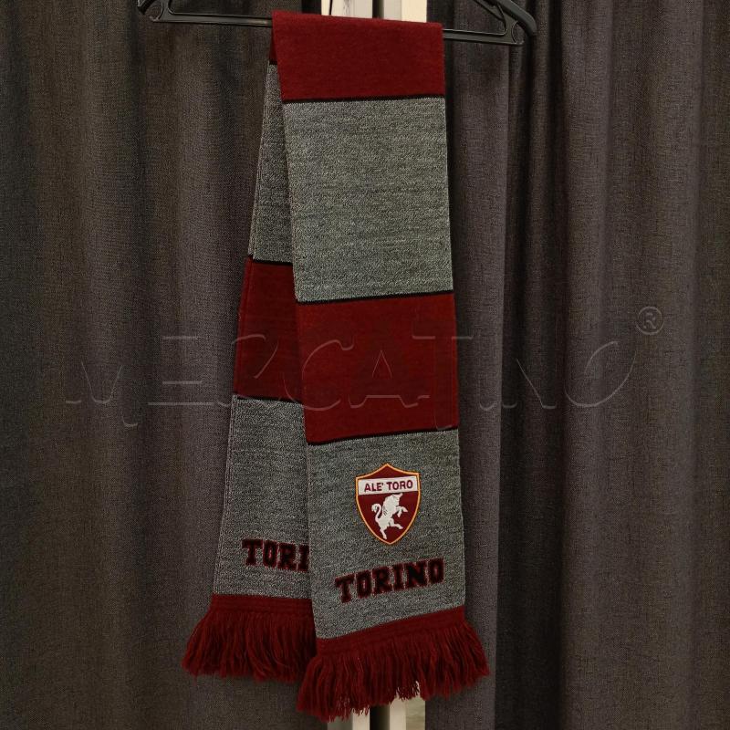 SCIARPONE TORINO GRANATA GRIGIO  | Mercatino dell'Usato Burolo 1