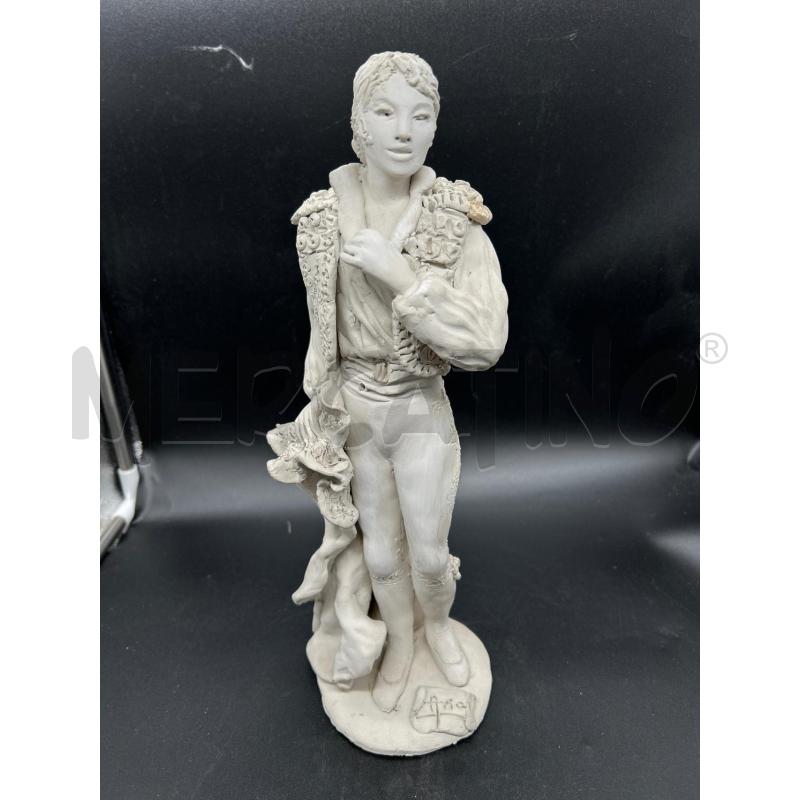 SCULTURA BISCUIT UOMO DI AVIA | Mercatino dell'Usato Burolo 1