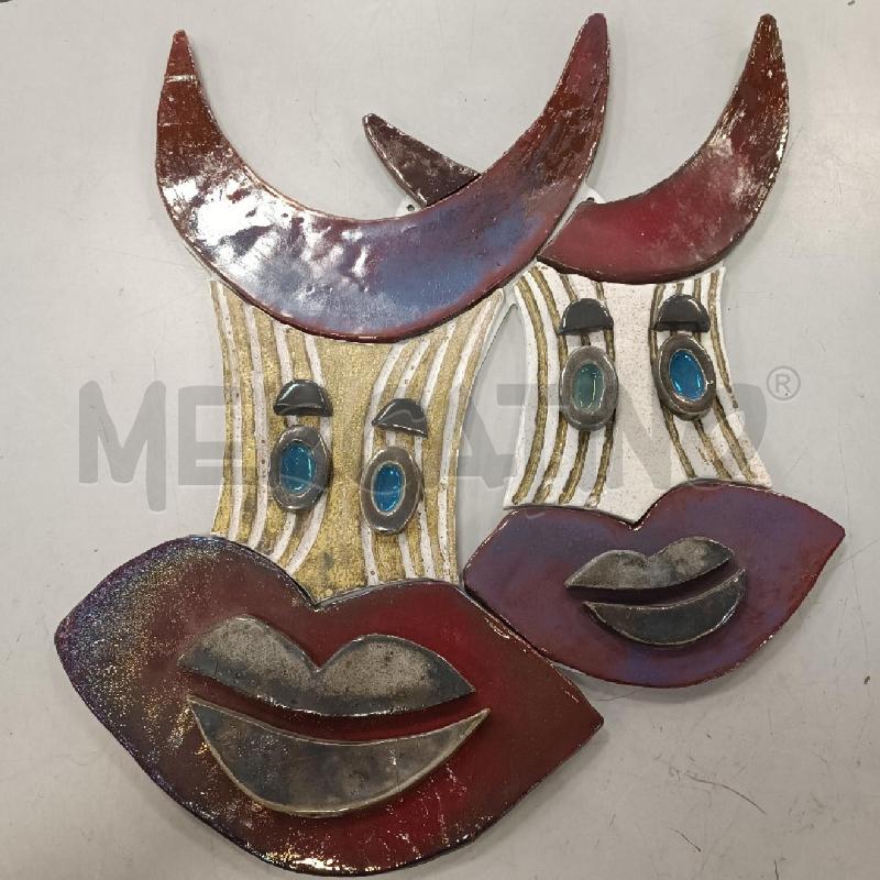 SCULTURA CERAMICA RAKI VALDOSTANA MUCCHE | Mercatino dell'Usato Burolo 1