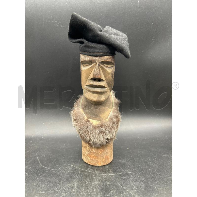 SCULTURA ETNICA CON PELLIUCCIA | Mercatino dell'Usato Burolo 1