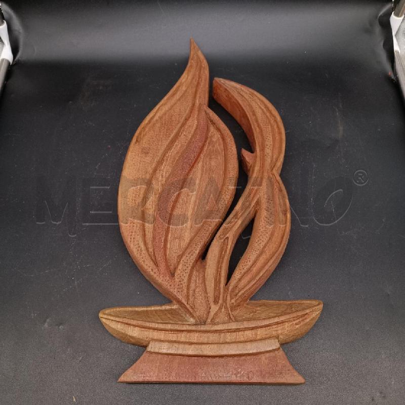 SCULTURA FIAMMA LEGNO | Mercatino dell'Usato Burolo 1