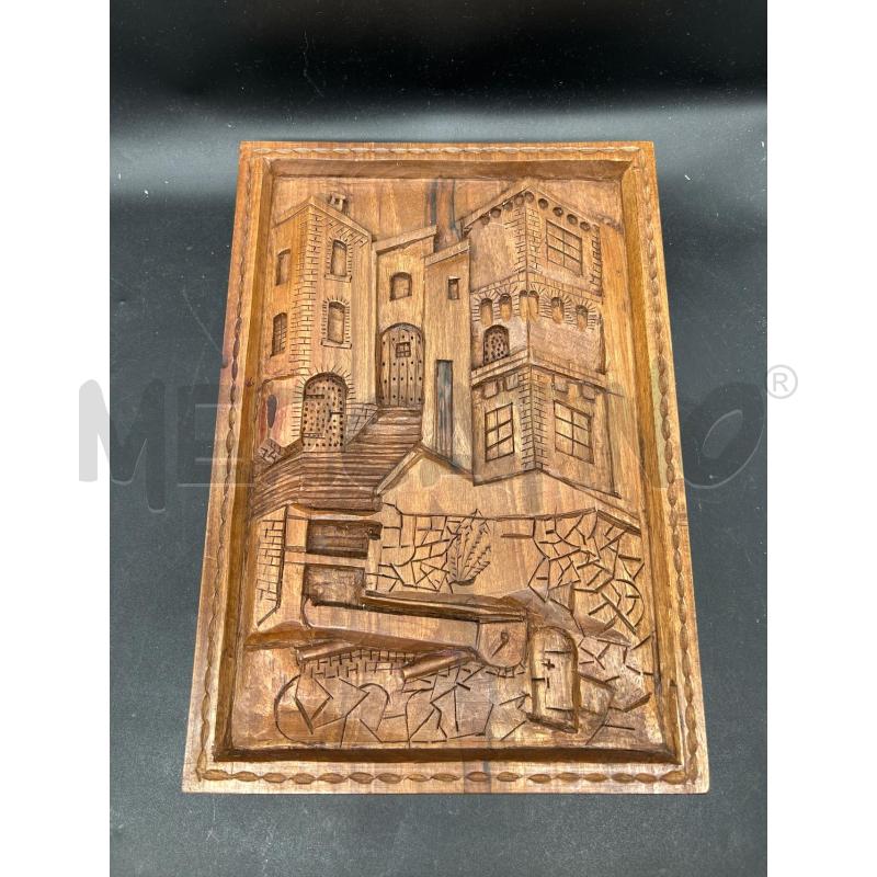 SCULTURA LEGNO BORGO DI PP | Mercatino dell'Usato Burolo 1