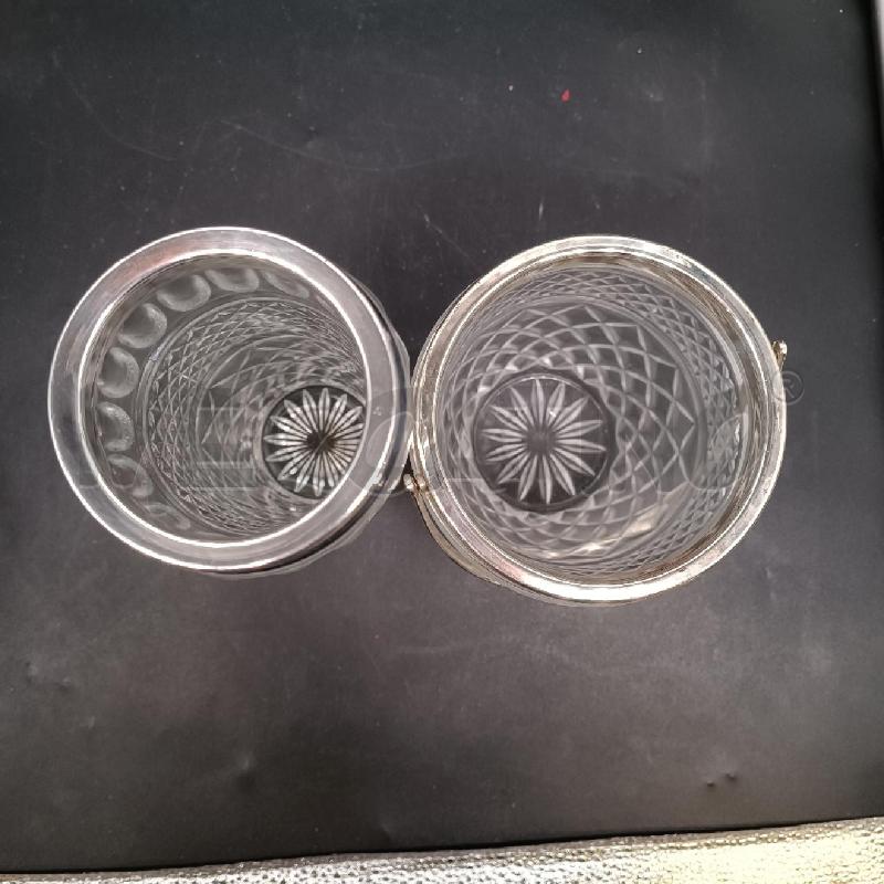 SHAKER + PORTA GHIACCIO VETRO METALLO | Mercatino dell'Usato Burolo 3