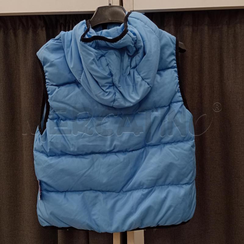 SMANICATO BAMBINO AZZURRO  CAPPUCCIO ZIP IMBOTTITURA IN PIMUNO | Mercatino dell'Usato Burolo 2