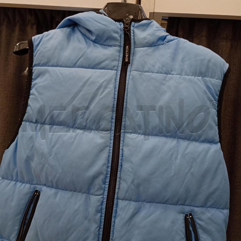 SMANICATO BAMBINO AZZURRO  CAPPUCCIO ZIP IMBOTTITURA IN PIMUNO | Mercatino dell'Usato Burolo 3