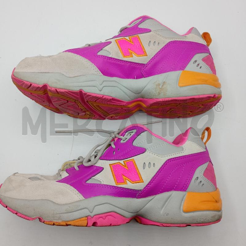 SNEACKERS NEWBALANCE 608 BEIGE FUCSIA VIOLA | Mercatino dell'Usato Burolo 2