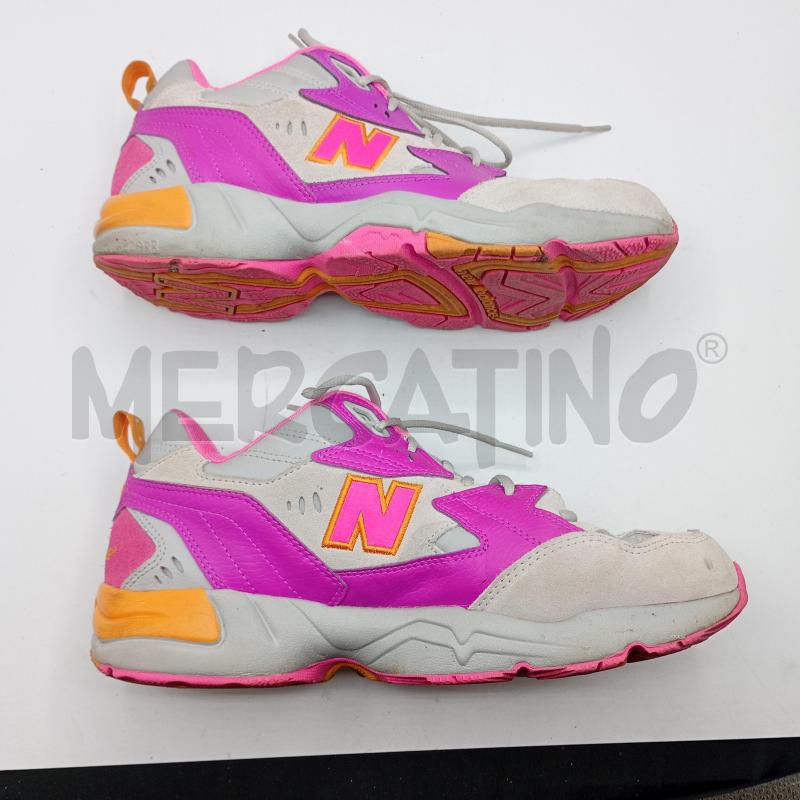 SNEACKERS NEWBALANCE 608 BEIGE FUCSIA VIOLA | Mercatino dell'Usato Burolo 3