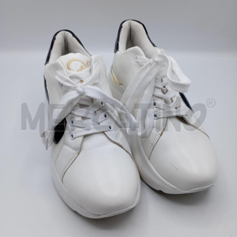 SNEAKERS DONNA BRACCIALINI BIANCHE  | Mercatino dell'Usato Burolo 1