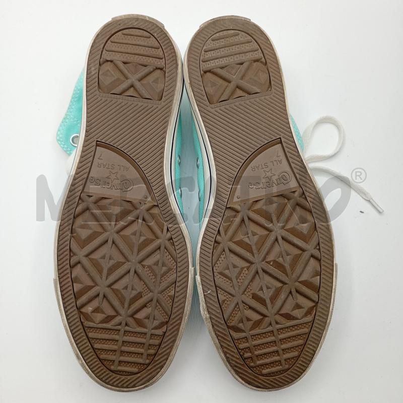 SNEAKERS DONNA CONVERSE AZZURRE ALTE+SCATOLA | Mercatino dell'Usato Burolo 5