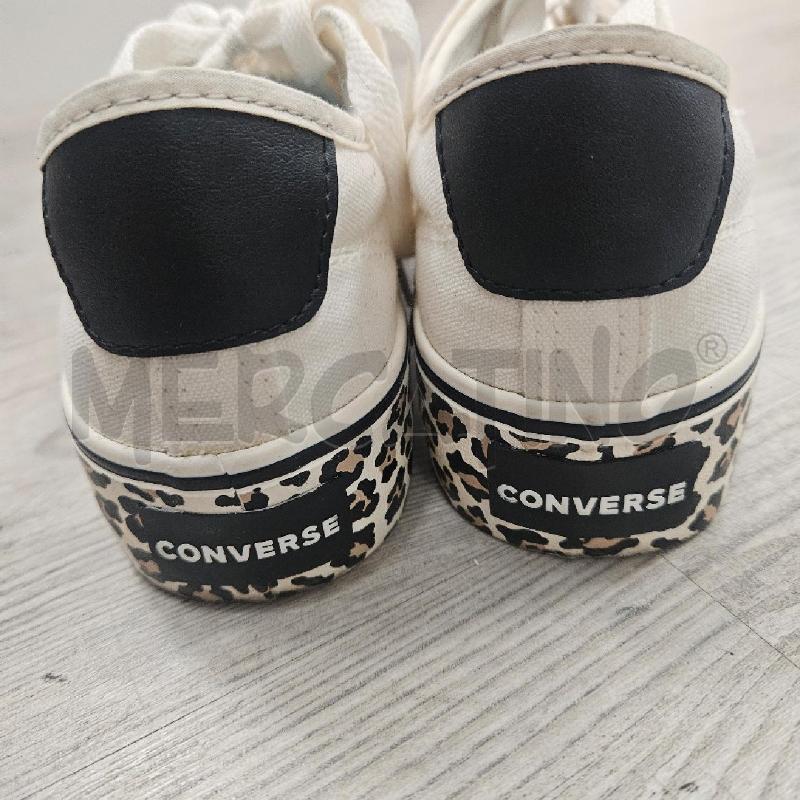 SNEAKERS DONNA CONVERSE BIANCHE PLATFORM SUOLA ZEBRATA | Mercatino dell'Usato Burolo 3