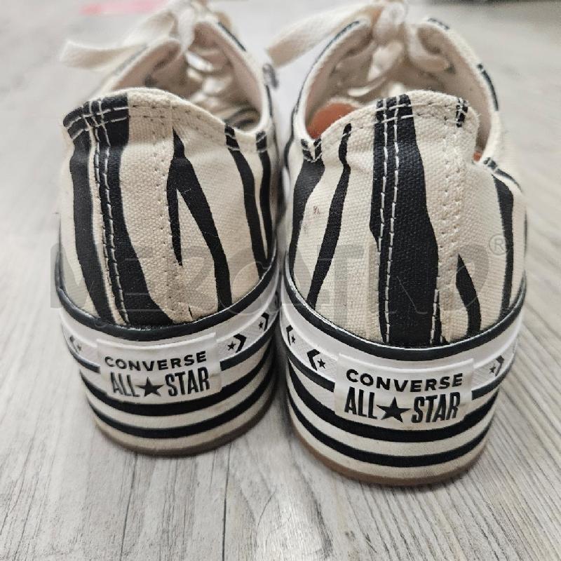 SNEAKERS DONNA CONVERSE BIANCO NERO ZEBRA | Mercatino dell'Usato Burolo 3
