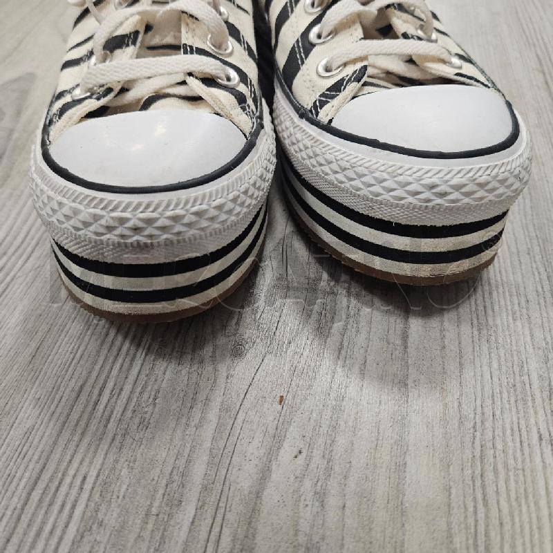 SNEAKERS DONNA CONVERSE BIANCO NERO ZEBRA | Mercatino dell'Usato Burolo 5
