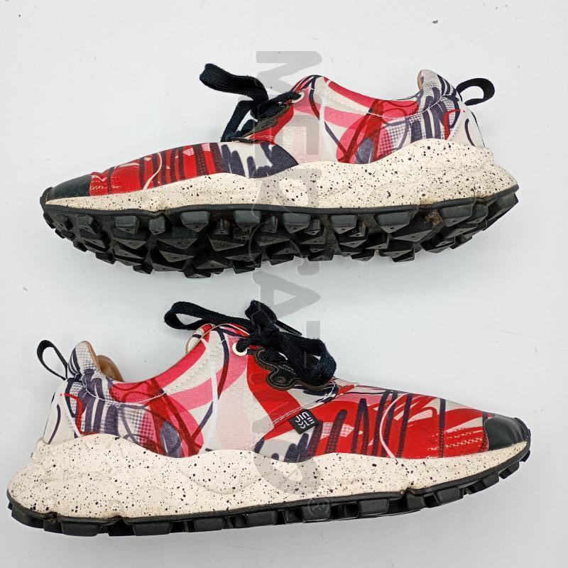 SNEAKERS DONNA FLOWER MOUNTAIN ROSSO BIANCO SCRITTE  | Mercatino dell'Usato Burolo 2
