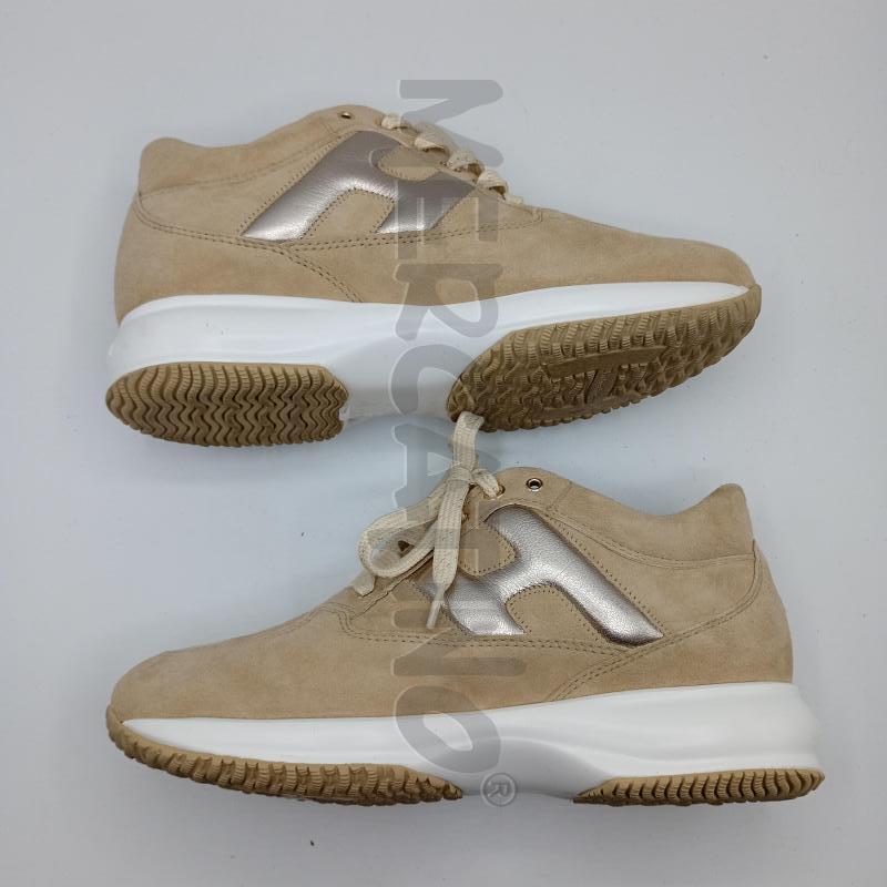 SNEAKERS DONNA HOGAN INTERACTIVE BEIGE SCAMOSCIATO | Mercatino dell'Usato Burolo 3