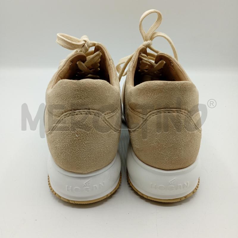 SNEAKERS DONNA HOGAN INTERACTIVE BEIGE SCAMOSCIATO | Mercatino dell'Usato Burolo 4