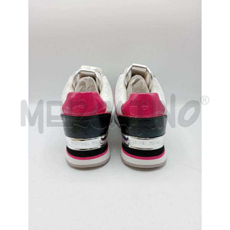 SNEAKERS DONNA MICHAEL KORS BIANCO FUCSIA | Mercatino dell'Usato Burolo 4