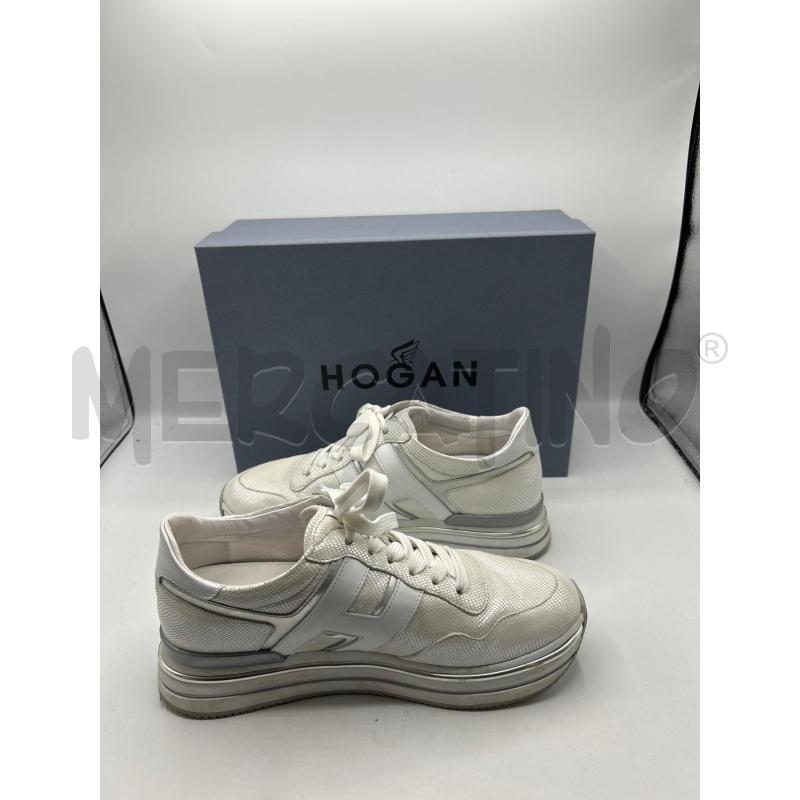 SNEAKERS HOGAN BIANCO GRIGIO DETTAGLI +SCAT  | Mercatino dell'Usato Burolo 2