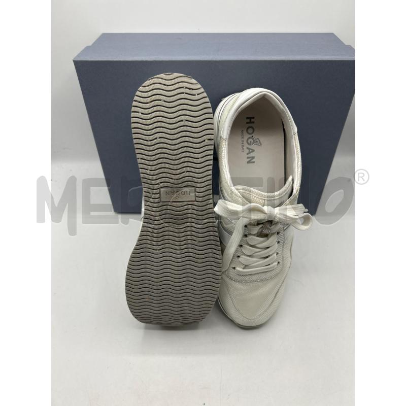 SNEAKERS HOGAN BIANCO GRIGIO DETTAGLI +SCAT  | Mercatino dell'Usato Burolo 3
