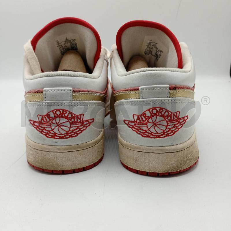 SNEAKERS JORDAN 1 LOW SPADES ROSSO BIANCHE | Mercatino dell'Usato Burolo 4
