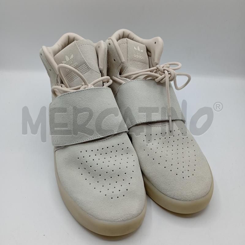 SNEAKERS UOMO ADIDAS TUBULAR BEIGE SCAMOSCIATO STRAPPI STRINGHE | Mercatino dell'Usato Burolo 1