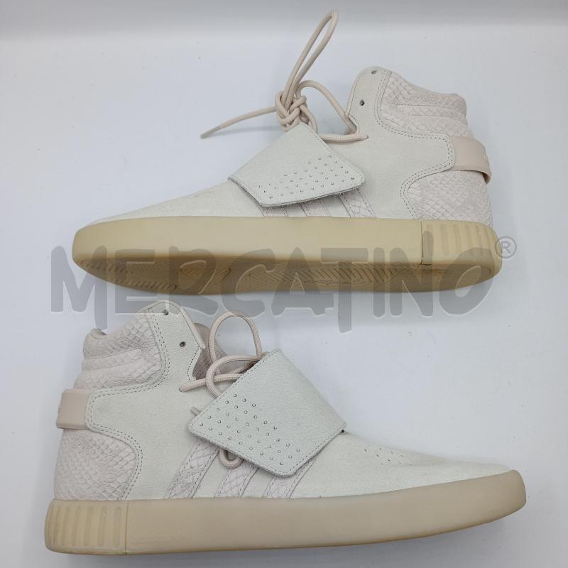 SNEAKERS UOMO ADIDAS TUBULAR BEIGE SCAMOSCIATO STRAPPI STRINGHE | Mercatino dell'Usato Burolo 2