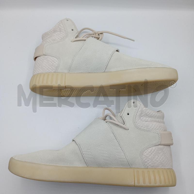 SNEAKERS UOMO ADIDAS TUBULAR BEIGE SCAMOSCIATO STRAPPI STRINGHE | Mercatino dell'Usato Burolo 3