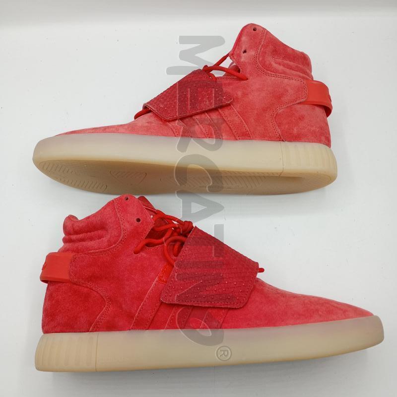 SNEAKERS UOMO ADIDAS TUBULAR ROSSO SCAMOSCIATO STRAPPI STRINGHE | Mercatino dell'Usato Burolo 2