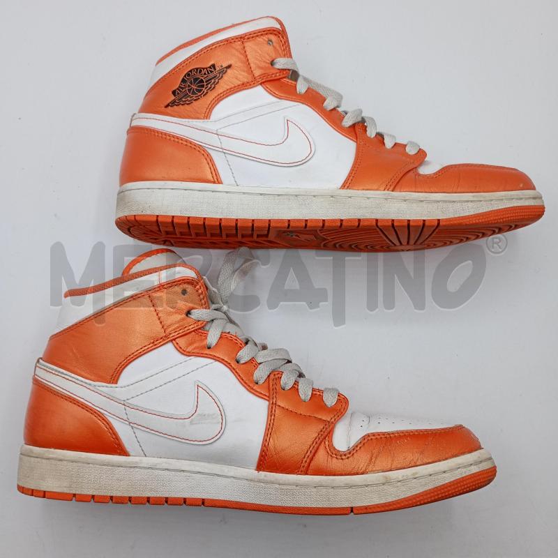 SNEAKERS UOMO AIR JORDAN 1 ARANCIO BIANCO ALTE  | Mercatino dell'Usato Burolo 3
