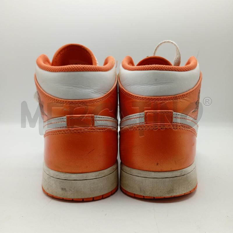 SNEAKERS UOMO AIR JORDAN 1 ARANCIO BIANCO ALTE  | Mercatino dell'Usato Burolo 4