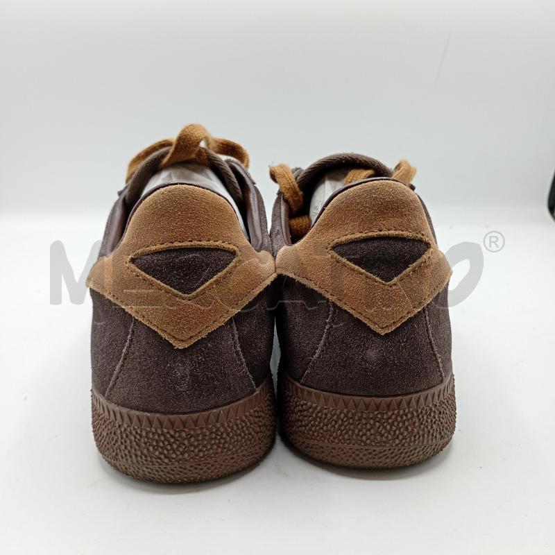 SNEAKERS UOMO MUNICH MARRONE RIGHE BEIGE | Mercatino dell'Usato Burolo 4
