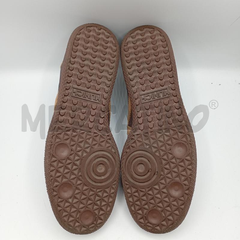 SNEAKERS UOMO MUNICH MARRONE RIGHE BEIGE | Mercatino dell'Usato Burolo 5