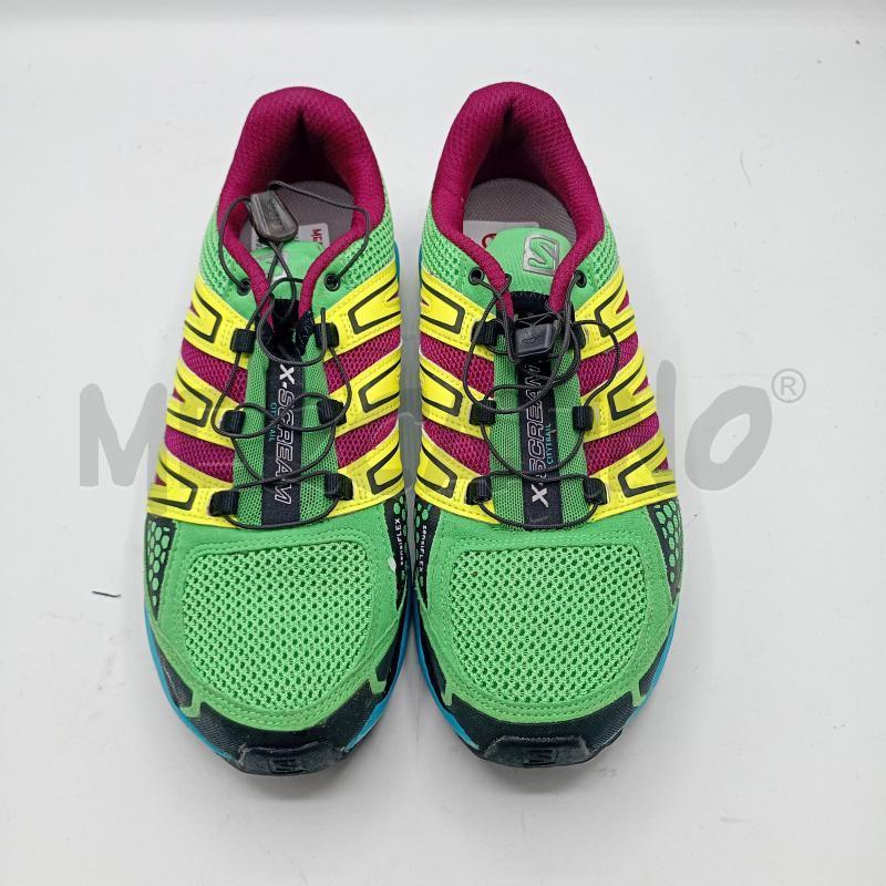 SNEAKERS UOMO SALOMON  VERDE GIALLO MAGENTA | Mercatino dell'Usato Burolo 1