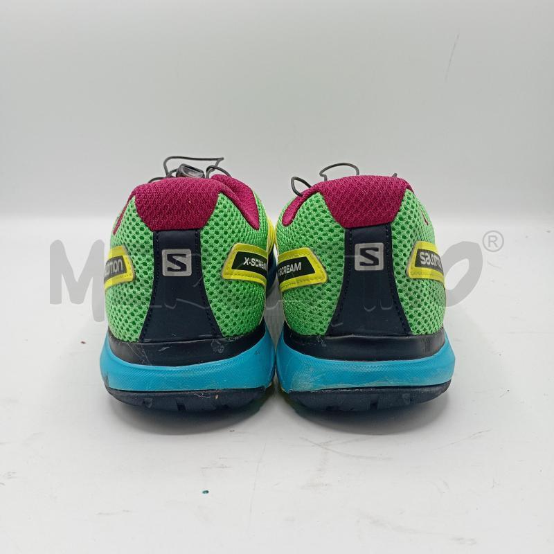 SNEAKERS UOMO SALOMON  VERDE GIALLO MAGENTA | Mercatino dell'Usato Burolo 4