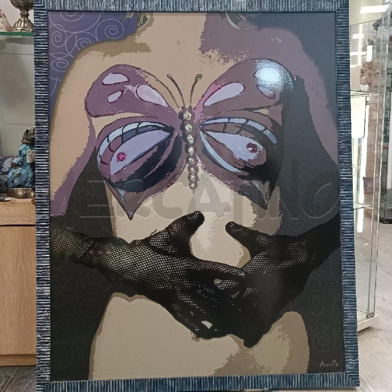 STAMPA PAINTED LADY 80 X 100 BODYPAINTING  | Mercatino dell'Usato Burolo 1