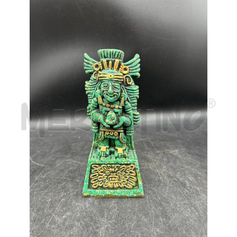 STATUA ASTECA VERDE | Mercatino dell'Usato Burolo 1