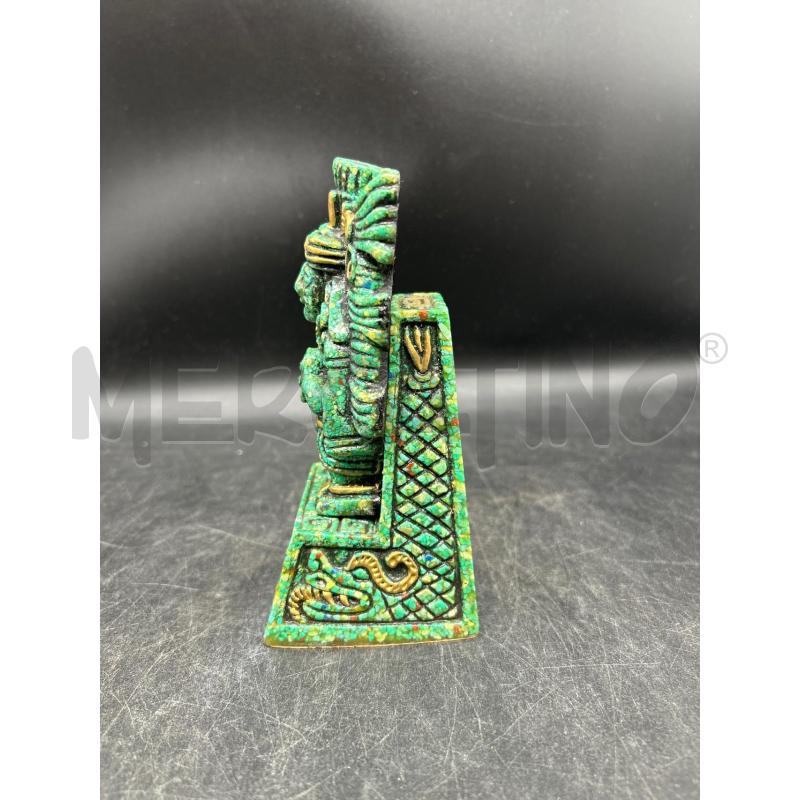 STATUA ASTECA VERDE | Mercatino dell'Usato Burolo 2