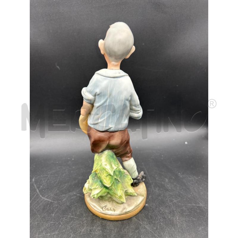 STATUA CAPODIMONTE SIGNORE CON CAPPELLO | Mercatino dell'Usato Burolo 3