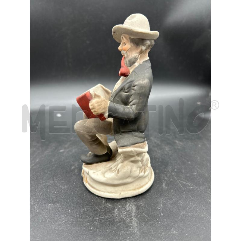 STATUA CAPODIMONTE SIGNORE CON PIPA | Mercatino dell'Usato Burolo 3